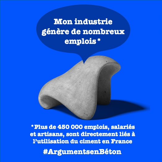 La filière #Béton compte plusieurs milliers d'entreprises au coeur des #Territoires 📈 qui emploient plus de 60 000 personnes. Les #emplois indirects liés à la mise en œuvre du béton représentent plus de 450 000 personnes 💼 #ArgumentsenBéton