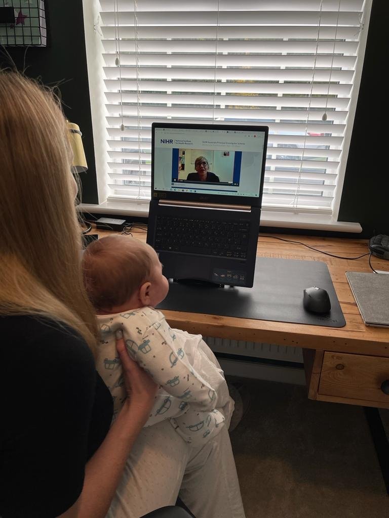 oliviaspence88's tweet photo. @NatalieBlencowe @NIHRresearch Also starting young! 👶 Thoroughly enjoying all the talks at today's #AssociatePILaunch and looking forward to hopefully becoming an API soon 🤞 https://t.co/OhthRswJKQ