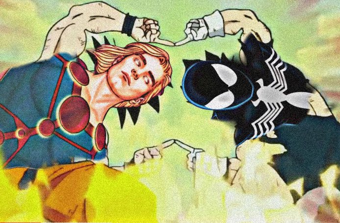 MagneticProwess's tweet photo. Ikaris + Spider-Man = #Spiris https://t.co/mBGMTmu5Ah