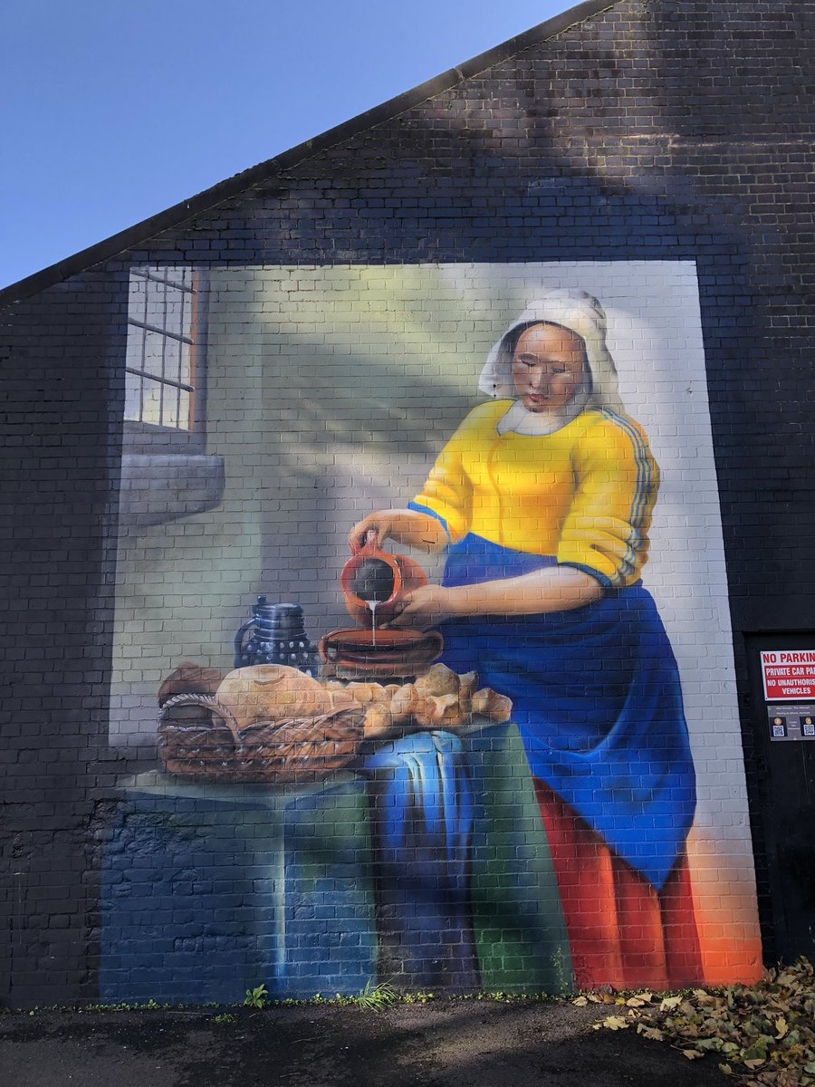 Jane Martin 💙 (@janecandose4) on Twitter photo Popped down the steps off bridge in Ladywell to see what latest offering from <a href="/lionel_stanhope/">Lionel Stanhope</a> & came across this beauty *The Milkmaid* Not sure how long been there but another excellent #StreetArt piece 👏👏 Popped down the steps off bridge in Ladywell to see what latest offering from <a href="/lionel_stanhope/">Lionel Stanhope</a> & came across this beauty *The Milkmaid* Not sure how long been there but another excellent #StreetArt piece 👏👏