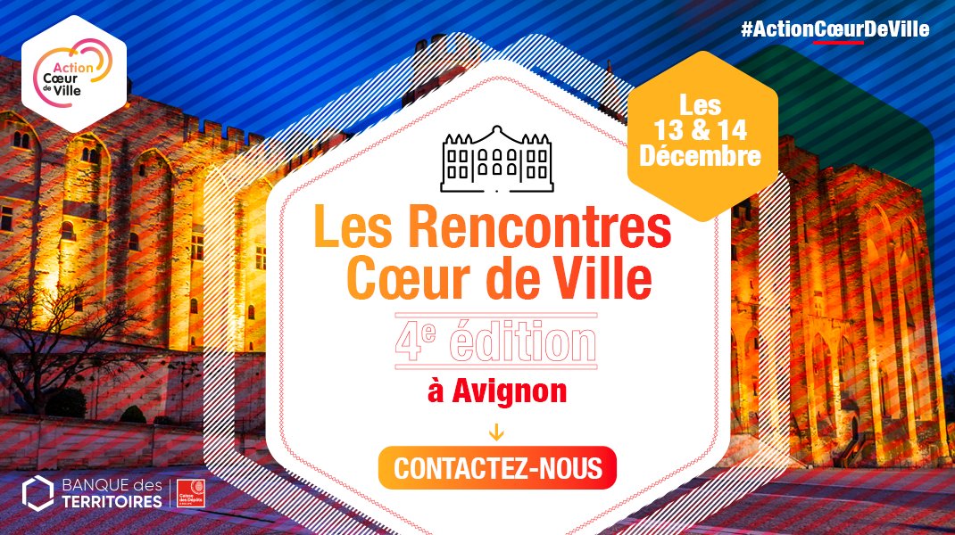 BdT_BFC's tweet photo. Les Rencontres #ActionCoeurDeVille de la @BanqueDesTerr se déroulent le 13 et 14 décembre à
@VilleAvignon
Votre invitation a été envoyée dans votre boite mail 📩 Contactez-nous #OnseRetrouve #OnPartage #Onapprend https://t.co/b9MWm7IIXa