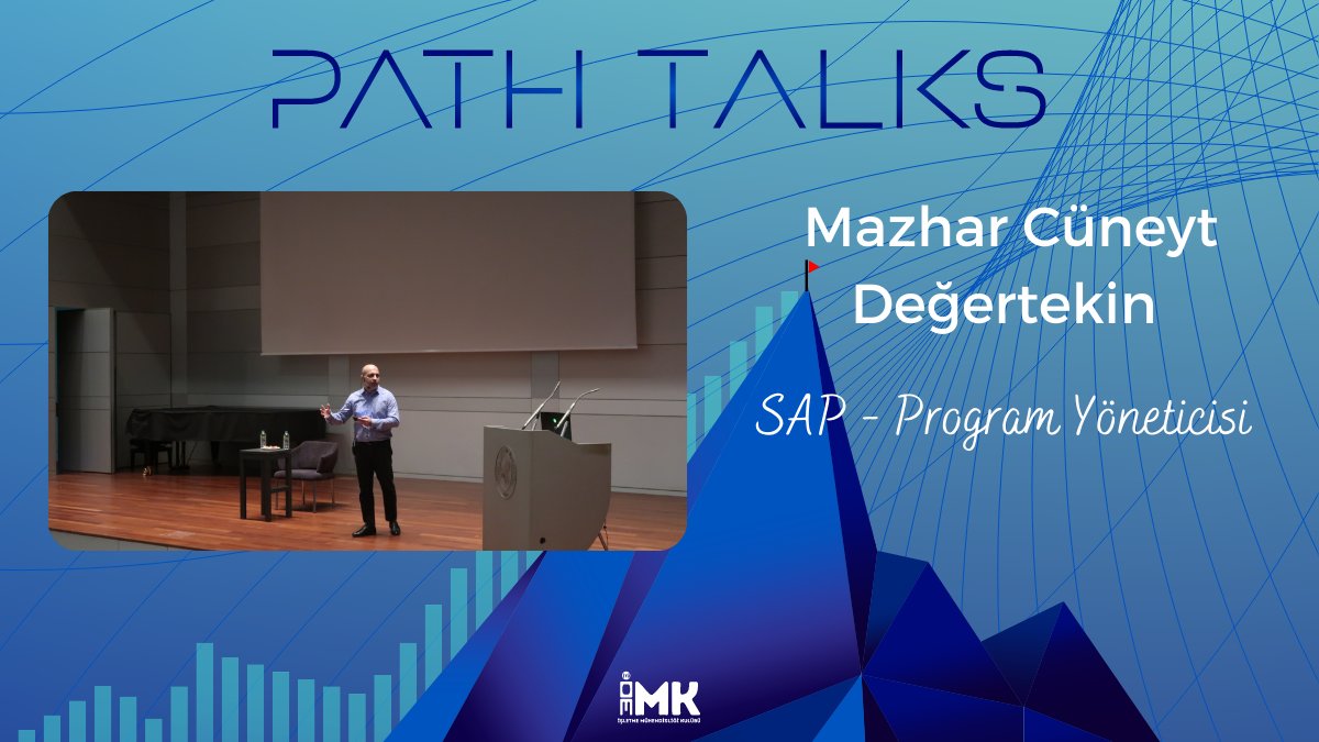 ituimk's tweet photo. 📍PathTalks, üçüncü oturumda yazılım alanına damga vurmuş SAP şirketinde Program Yöneticisi Mazhar Cüneyt Değertekin’i ağırlıyor!
Mezunlarımızı dinlemek isteyen herkesi İTÜ Ayazağa Kampüsü Süleyman Demirel Kültür Merkezi’ne bekliyoruz.
#itu #ituimk #pathtalks https://t.co/ywqD7bmhvx