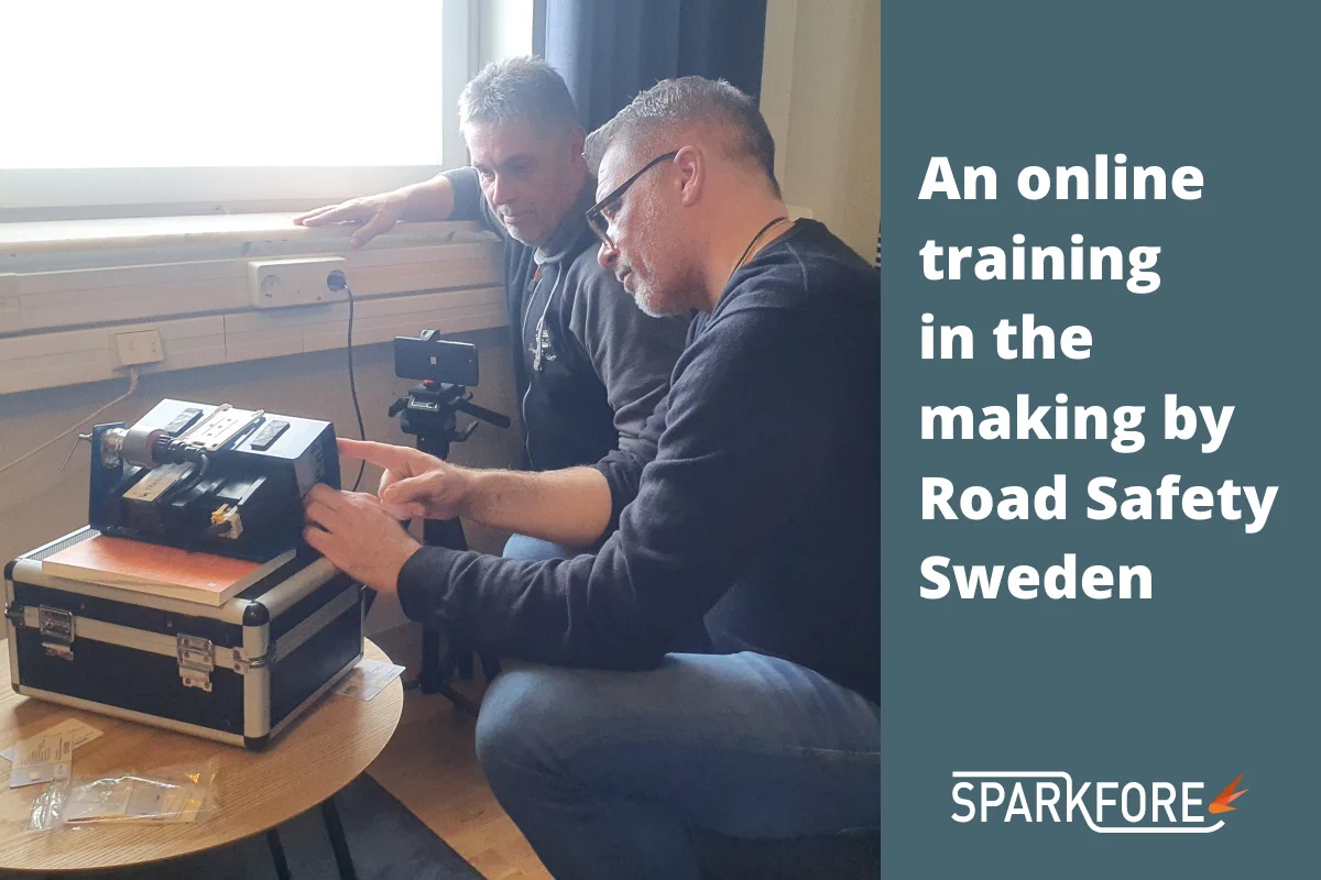 An online training in the making by Road Safety Sweden
