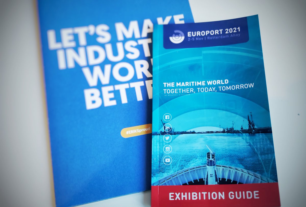Klaar voor dag 2 van @Europort2021?
Ontmoet de maritieme experts van #ERIKS.
Tot ziens in hal 1, stand 1315! #AhoyRotterdam
Registreer: europort.nl/register

#europort #europort2021 #maritime #maritiem