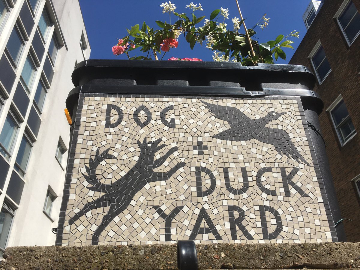 HackneyMosaic's tweet photo. @MosaicRestor Can’t wait - just round the corner! Have a look at Dog and Duck Yard while you’re there. https://t.co/CPHZKrPNM2