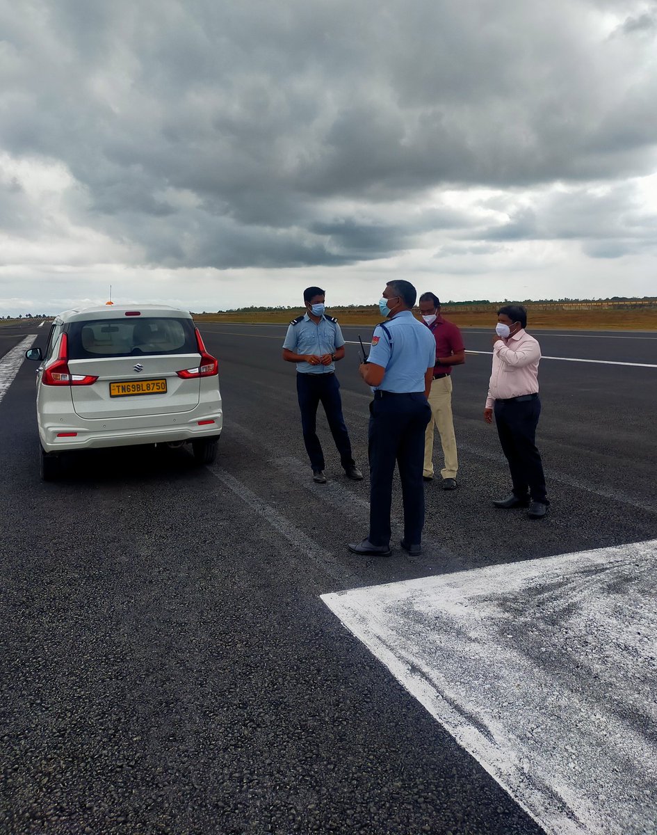 aaitutairport's tweet photo. Global Reporting Format of runway surface is being checked and procedure explained.#safetyonpriority https://t.co/3NTfULsLPD