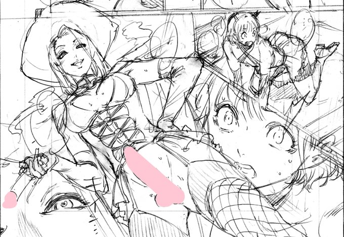 ハロウィンすぎちゃったけど、しーめーる魔女おねえさまでショートエロ漫画描いてます。 