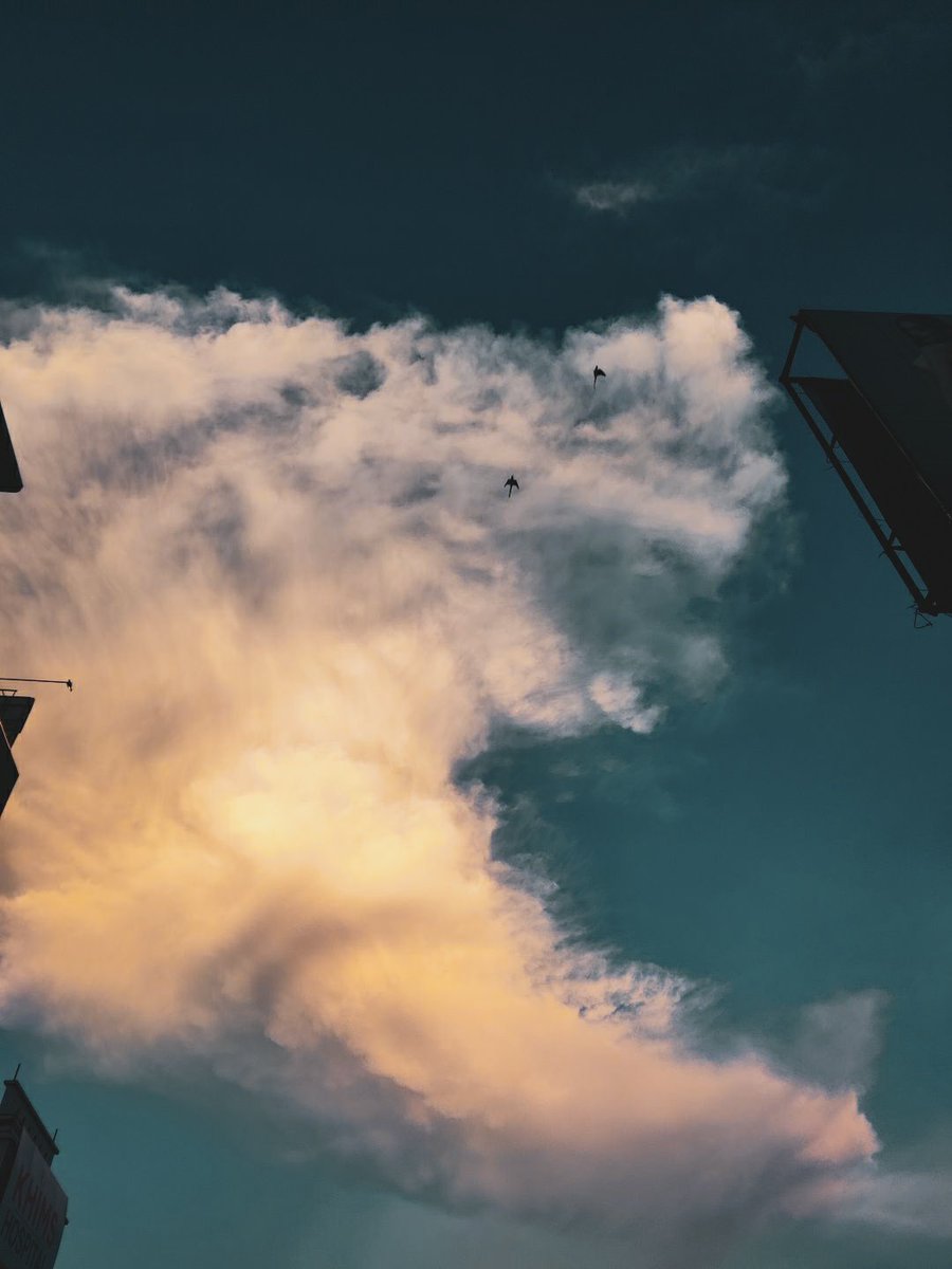 im_srish's tweet photo. When we feel stuck, look at the sky. The clouds remind us that everything changes. https://t.co/ooCJAmT01U
