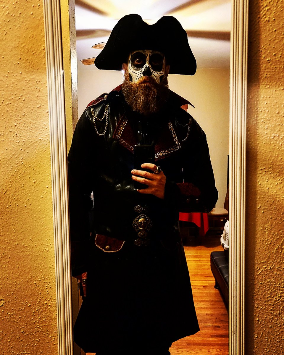 I've become one of those i seek to destroy...an undead skelly captain! #BeMorePirate