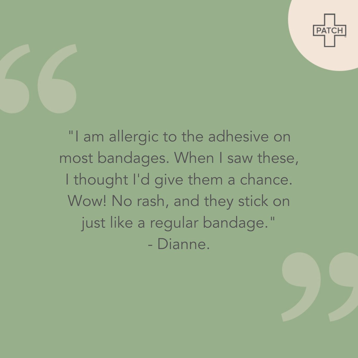 Another 👏🏽 Happy 👏🏽 PATCH 👏🏽 Customer 👏🏽

#PATCH #ecofriendly #allergyfriendly #sensitiveskin 

Always read the label. Follow the instructions for use. If symptoms persist, talk to your health professional.