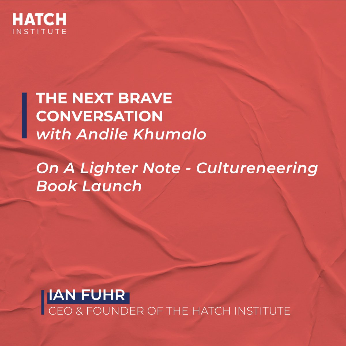 HatchInstitute_'s tweet photo. Running a business in a racially polarised country with a melting pot of diversity, requires leaders to understand the complexity of building an inclusive culture in the workplace.

Listen to Ian Fuhr on The Next Brave Conversation with Andile Khumalo: https://t.co/lOiAy395SJ https://t.co/Z9nQ0hWG5u