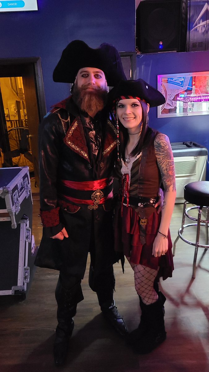 Me and me missus on a random tuesday....#BeMorePirate