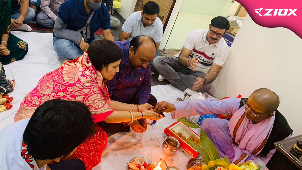 Zioxofficial's tweet photo. Here’s a glimpse of the #DiwaliPuja at #Ziox. 
We wish you all a #Diwali full of love, #light and blessings!✨

#happydiwali #diwali2021 #puja #gods #divine #india #festival #culture #celebration #home #love #incredibleindia #family #ziox #zioxofficial #zioxelectronics https://t.co/HFEDWW3R5X