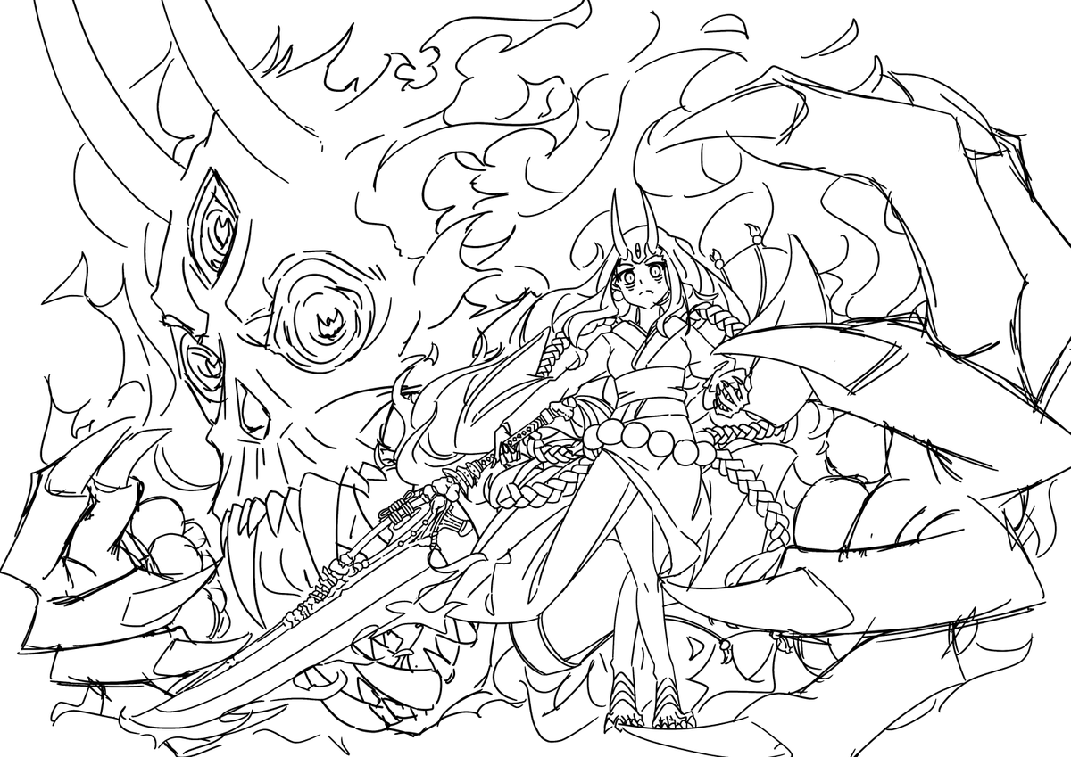 sketch > lineart > colors > final
https://t.co/xpXAb6petQ 