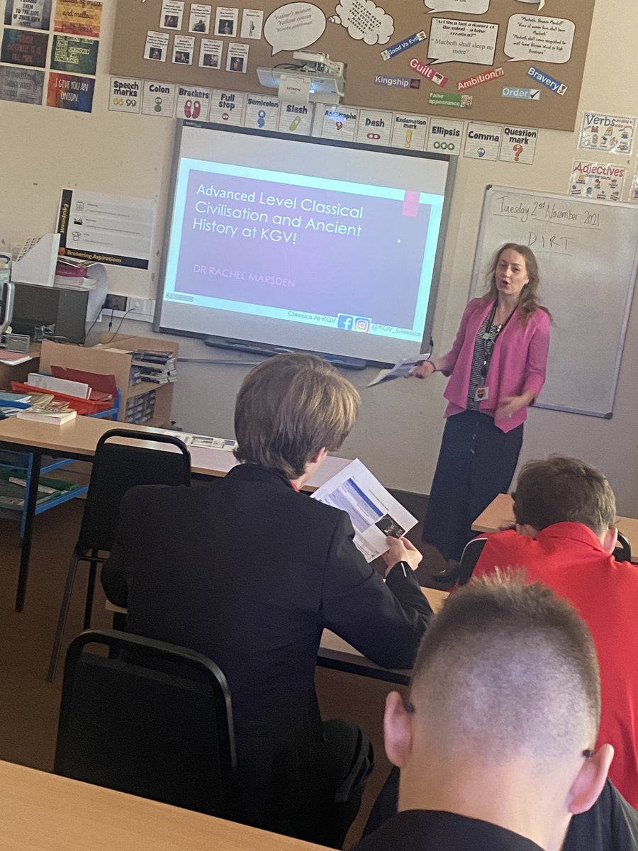 meolscopcareers's tweet photo. Ancient History and Classical Civilisation Masterclass for Year 11 this morning. Thank you @kgvcollege and Dr Rachel Marsden #BrokeringAspirations #FE #Careers #History https://t.co/hcCcBA5OiE