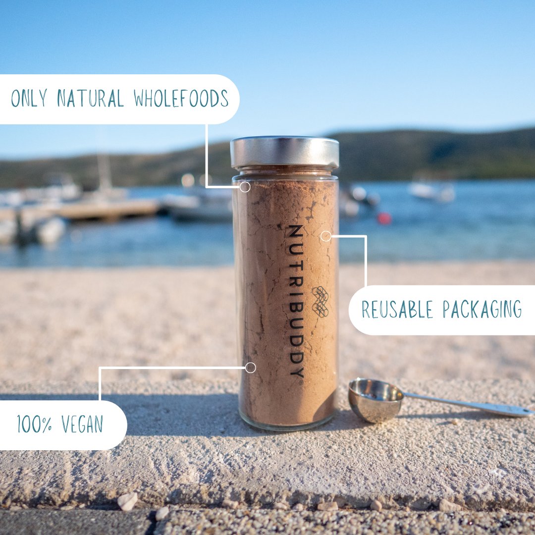 Tried our newest product yet? 😍✨

Our Pure Shake is the world’s first wholefoods only shake AND it’s the world’s first reusable shake packaging - How amazing is that?!

Find out more at nutribuddy.com 👈
