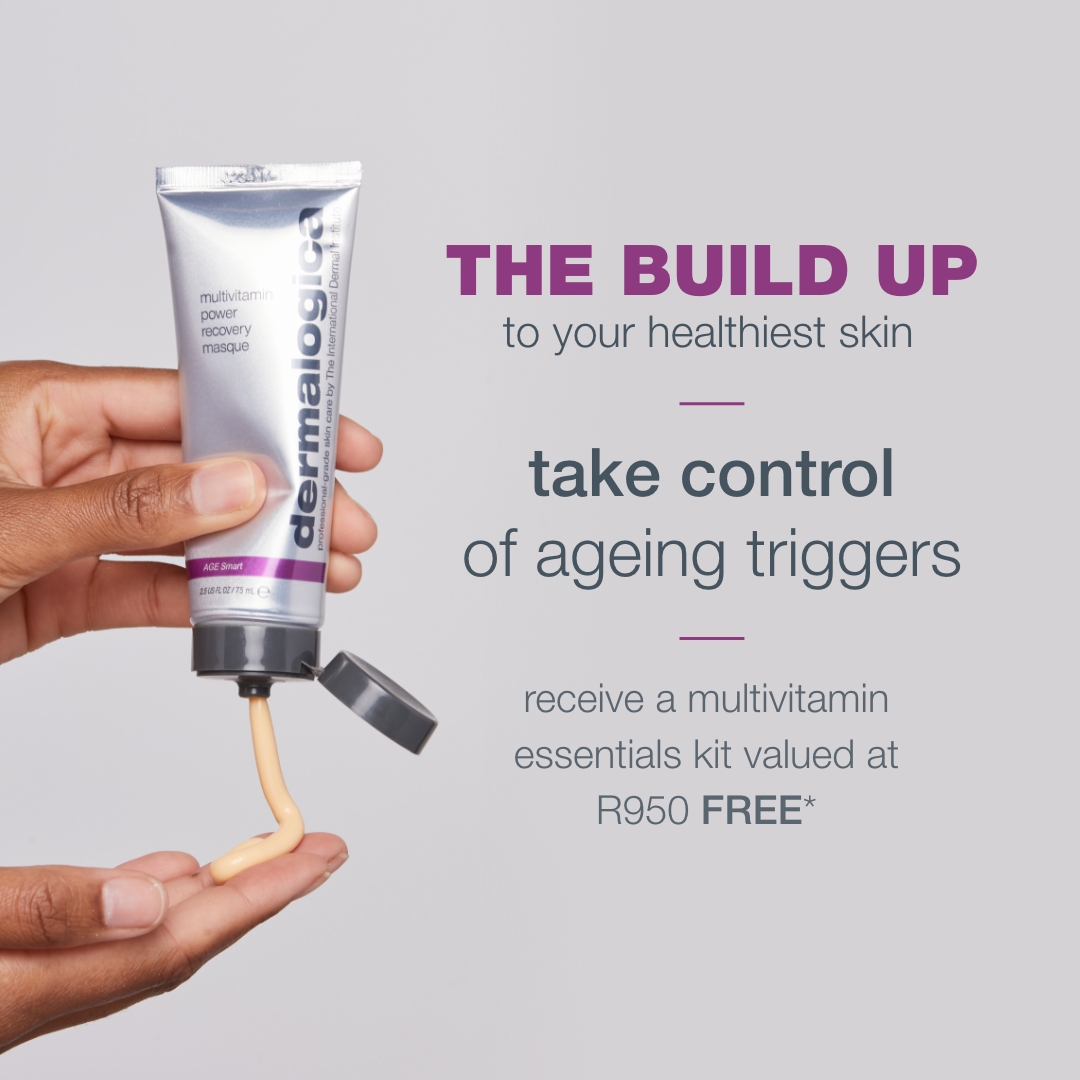 dermalogicasa's tweet photo. The build-up to your healthiest skin starts now!
This week only receive a #multivitamin essential kit with the purchase of any #agesmart products to the value of R1800โจ https://t.co/8rJG4p80wD