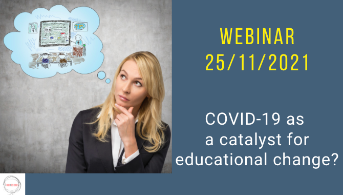 Join us at the I-HUB4Schools WEBINAR💡"COVID-19 as a catalyst for educational change?" on 25th November. 
➡ Find the registration form and the detailed agenda of the webinar on the project website: ihub4schools.eu
Promotional video: youtube.com/watch?v=9ELlDM…
