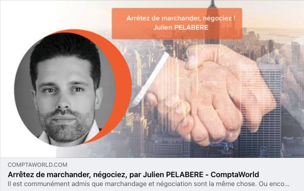 Compta World (@comptaworld) on Twitter photo Arrêtez de marchander, négociez, par Julien PELABERE comptaworld.com/2021/11/03/arr… via <a href="/ComptaWorld/">Compta World</a> @JoelViseeon  <a href="/CarolineHelin/">Caroline HELIN 💥</a>  <a href="/AmejjoudA/">Amejjoud Aïcha - Financiia</a>  <a href="/SanchisJerome/">Jérôme Sanchis</a> @BViseeon 
#ComptaWorld #articles #blog #négociation #connexion #écouteactive #confiance #changement #accord #succès #vente Arrêtez de marchander, négociez, par Julien PELABERE comptaworld.com/2021/11/03/arr… via <a href="/ComptaWorld/">Compta World</a> @JoelViseeon  <a href="/CarolineHelin/">Caroline HELIN 💥</a>  <a href="/AmejjoudA/">Amejjoud Aïcha - Financiia</a>  <a href="/SanchisJerome/">Jérôme Sanchis</a> @BViseeon 
#ComptaWorld #articles #blog #négociation #connexion #écouteactive #confiance #changement #accord #succès #vente