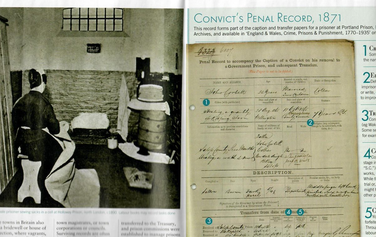 Delighted to be in this month's @wdytyamagazine with an article on prison records. Find out more about the development of record keeping in British prisons, & locating ancestors who might have had a connection to a prison @prisonhistoryuk @history_ou @OU_FASS @VictorianPrison