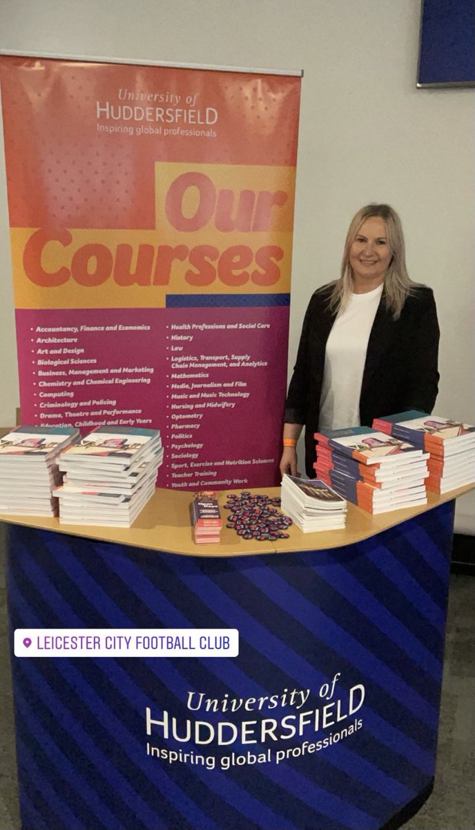I’m in #Leicester today for another <a href="/UKUniSearch/">UK University & Apprenticeship Search</a> event. Looking forward to talking about <a href="/HuddersfieldUni/">University of Huddersfield</a> with my lovely colleague Marica <a href="/Hud_SCLS/">Huddersfield SCLS</a>