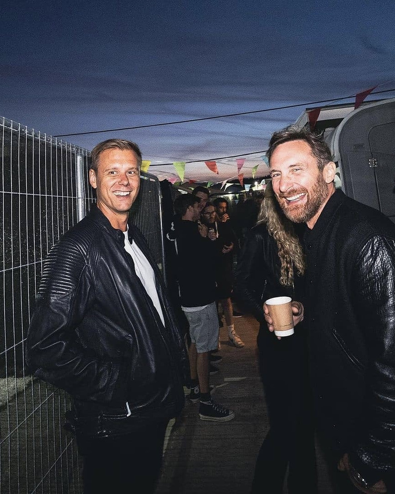 arminvanbuuren's tweet photo. Happy birthday brother! 🎉 @davidguetta https://t.co/lErjdr8mKH