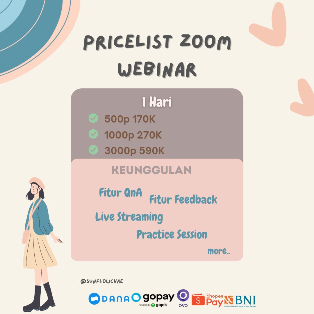 sunflowchae's tweet image. ✨[Grand Opening Sunflowchae]🤩✨
Heyho warga twitter!! flowcha jual app premium dan jasa sewa zoom murah dan terpercaya, boleh banget diliat dulu katalognya💖
Always ON [AON] &amp;lt;33

#zonauang
#zonaba #Zonajajan #zonacuan #zoommeeting #SpotifyPremium #netflixmurah