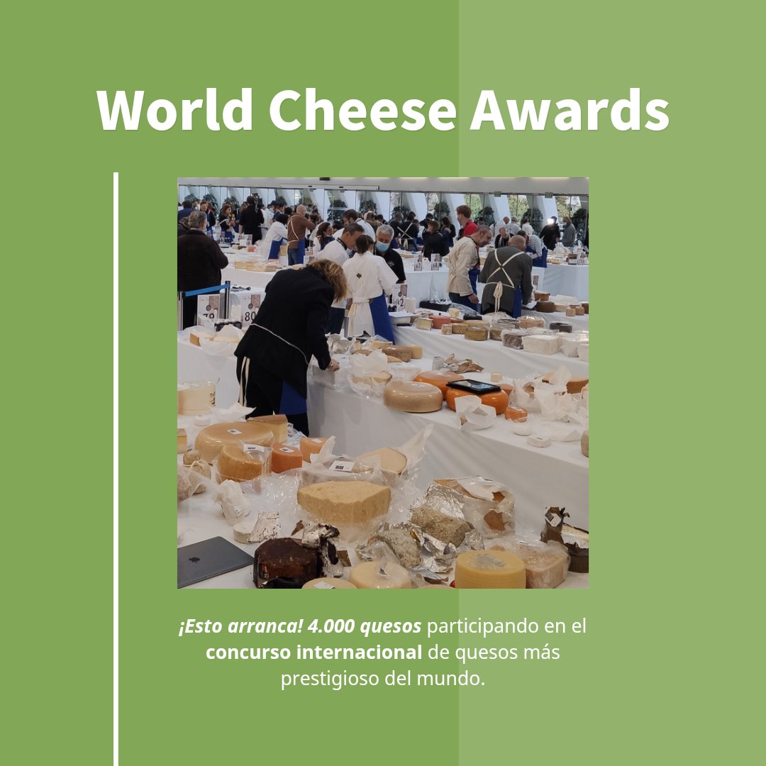 AfuegalPituQues's tweet photo. ¡Despegamos! 

#InternationalCheeseAwards 

@cheesefest2021 
@aytoviedo 
@guildoffinefood 
@alimentosastur 
@InstitutoQueso https://t.co/M3DgVag0gF