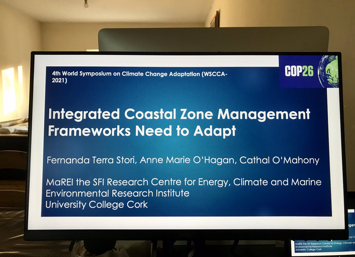 All set to present “Integrated Coastal Zone Management Frameworks Need to Adapt” at the 4th #WSCCA - a parallel event to #COP26 

#ClimateAdaptation
#ClimateGovernance
#CoastalClimateAdaptation
#CoastalManagement 
#CoastalGovernance 
#CoastalCommunities 
#ICZM