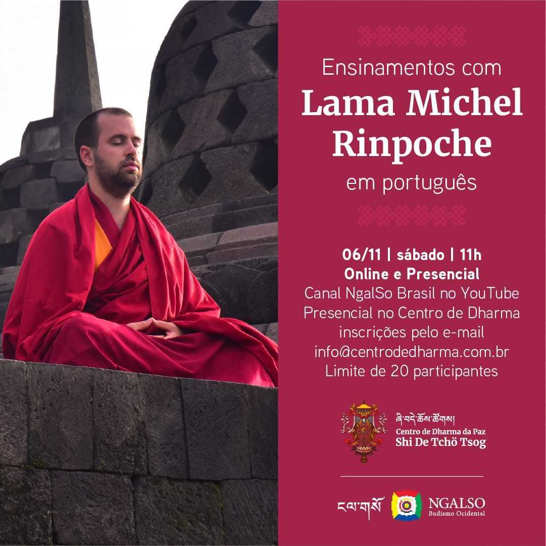 lamamichel's tweet photo. Neste sábado, 6/11, às 11h
Ensinamentos em português.
#lamamichel #ngalso #buddhism #lamamichelrinpoche #centrodedharmadapaz #centrodedharma https://t.co/evvLotU5Qv