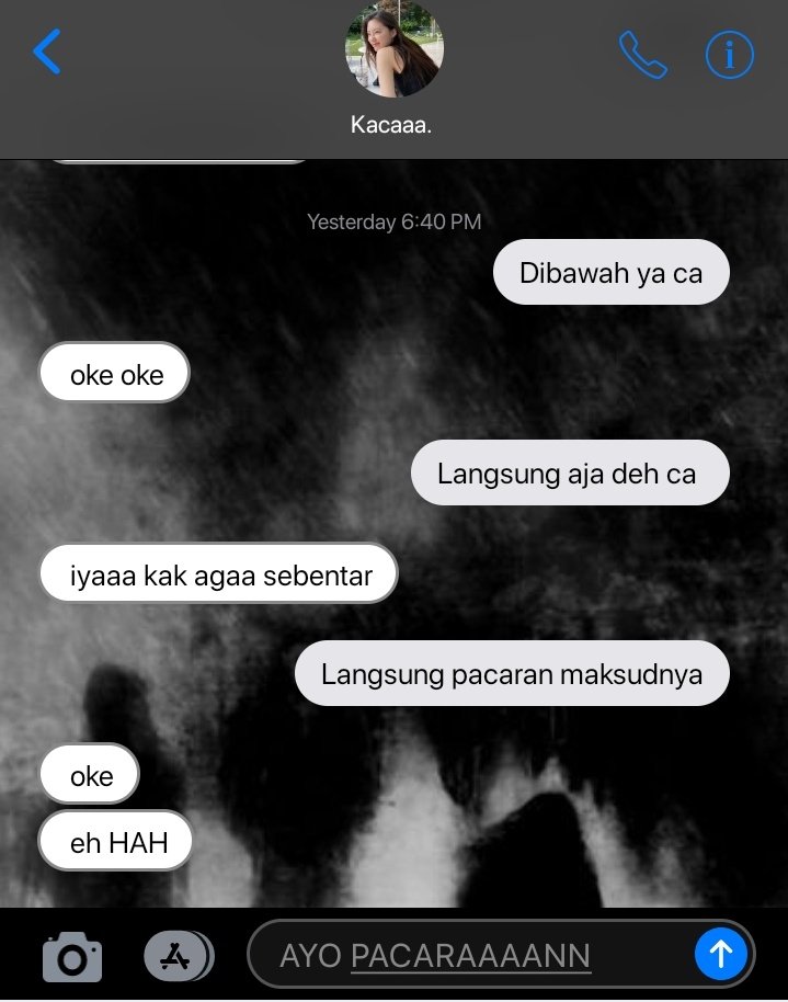shoopchomp's tweet photo. — Jadi pacaran ngga sih?
Haechan one tweet AU.
© shoopchomp https://t.co/MWmHU6yXLh