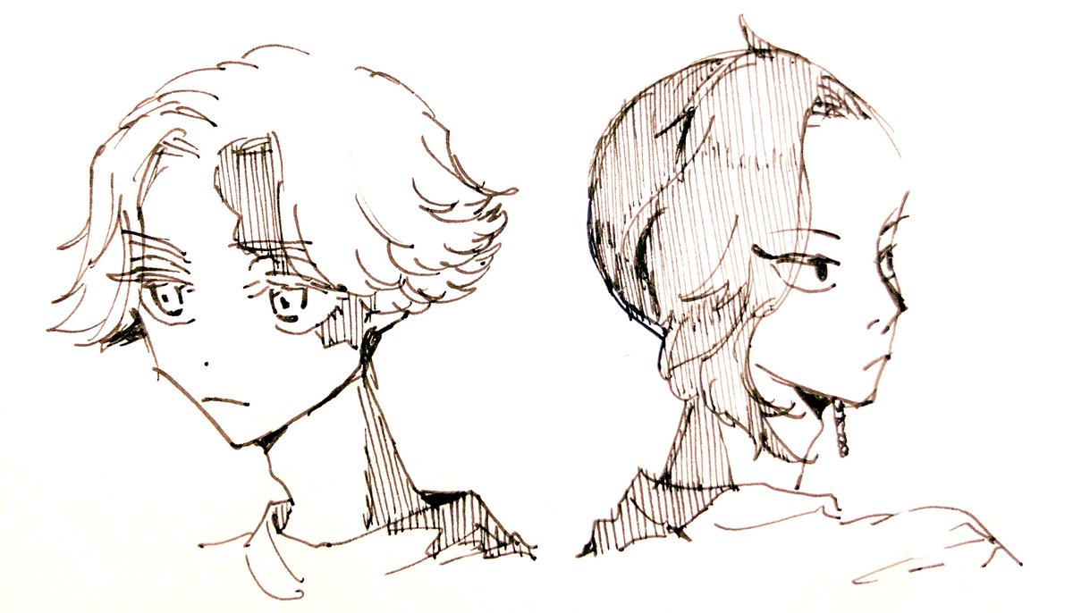 イヌピとココ らくがき 