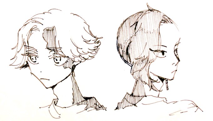 イヌピとココ らくがき 