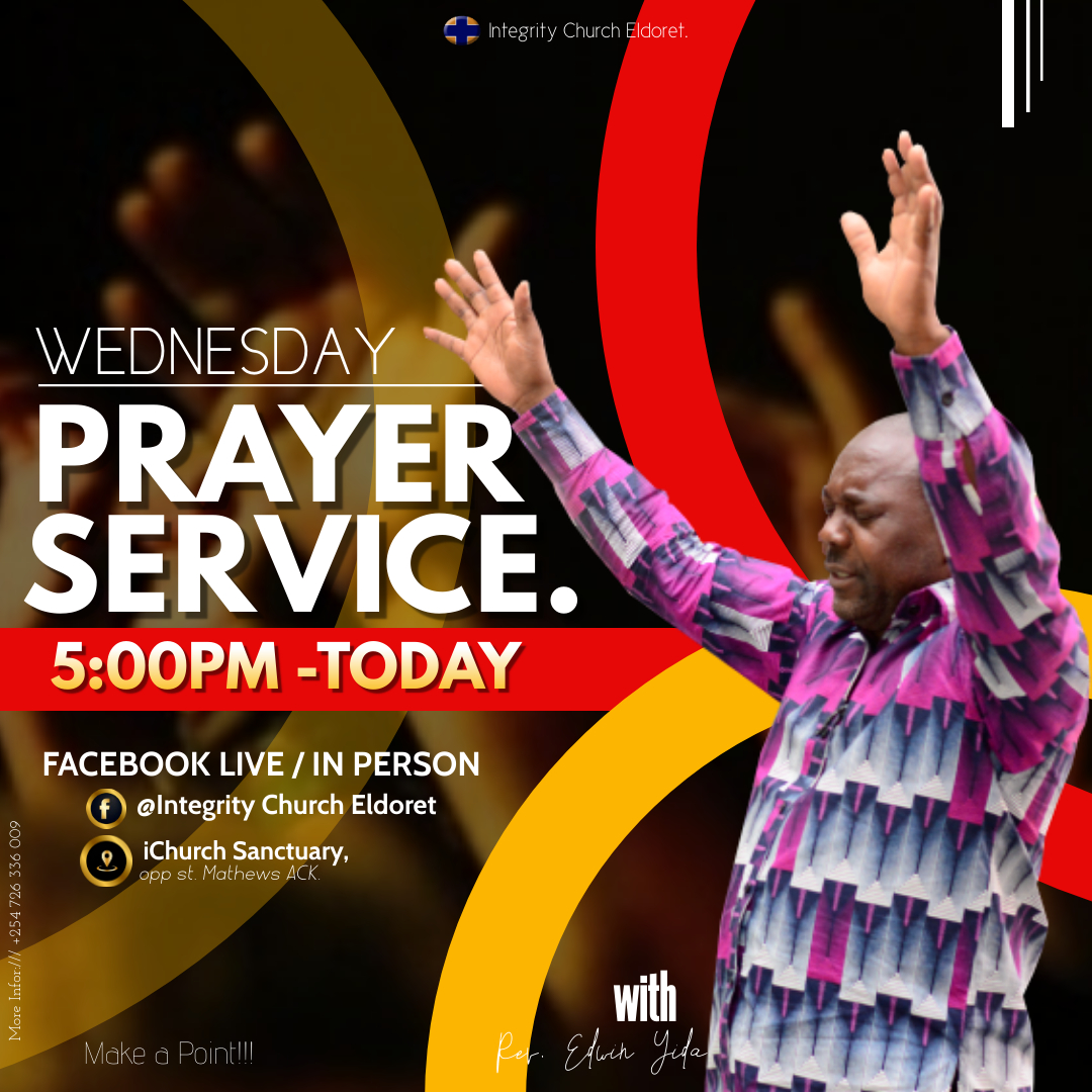 IEldoret's tweet photo. Halo,
It is that time again!!!
We convene here and in person for our co-operate prayer at Integrity Church Eldoret.
(Komora Garden Tulin supermarket, Opp St Mathews ACK church along the Nairobi highway.)
COME LETS PRAY!

#ichurcheldoret
#shepherdjosh
#iyouthministyeldoret https://t.co/9cpjb2rG6J