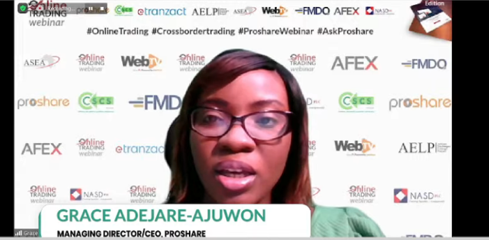webtvnigeria's tweet photo. @proshare Online Trading Webinar is live.
Theme: Online Trading beyond Nigeria: The Case for a Unified Exchange
watch here; https://t.co/915FAzc6HM
#onlinetrading #crosbordertrading #prosharewebinar #askproshare https://t.co/XY0zUSakxE