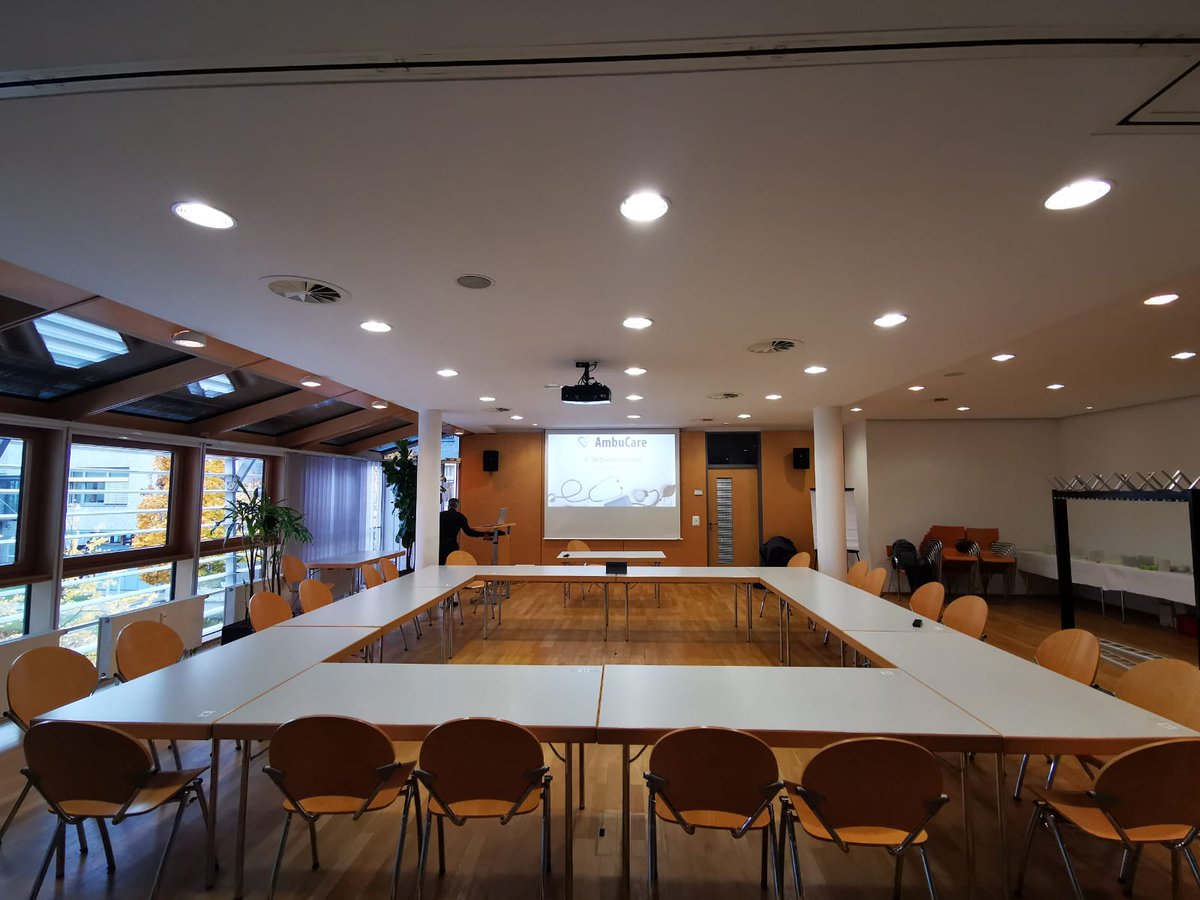 AmbuCareDE's tweet photo. Im #Innovationspark #Wuhlheide findet heute unser #AmbuCare - Netzwerkmeeting statt. Nachdem die letzten Netzwerktreffen auf Webmeetings beschränkt waren, freuen wir uns umso mehr auf einen spannenden persönlichen #Austausch mit vielen innovativen Ideen und kreativem #Networking! https://t.co/4qsFnoc2jc
