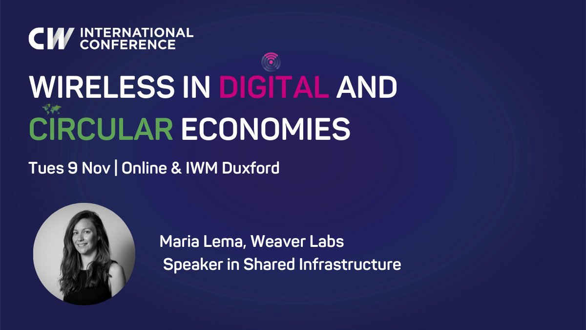 Weaver_Labs's tweet image. We are excited for the @cambwireless #SharedInfrastructure track next week at #CWIC2021! 🤳

We are sharing the stage with @freshwavegroup &amp;amp; @MobileUK_News, with the panel chaired by the Director of the Wireless Infrastructure Group.

More details at: cambridgewireless.co.uk/events/confere…