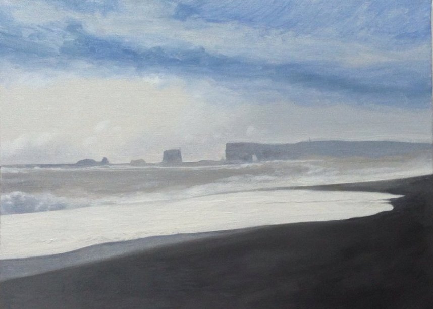 FelixAllenArt's tweet photo. Strokkur geysir, Haukadalur, oil on slate.
Reynisfjara beach, Suðurland, oil on canvas.
2016
#painting #contemporaryart 
#landscape #seascape #oils
#nature #Iceland #art 
@_MarthaMay https://t.co/CNuMwl9oEH