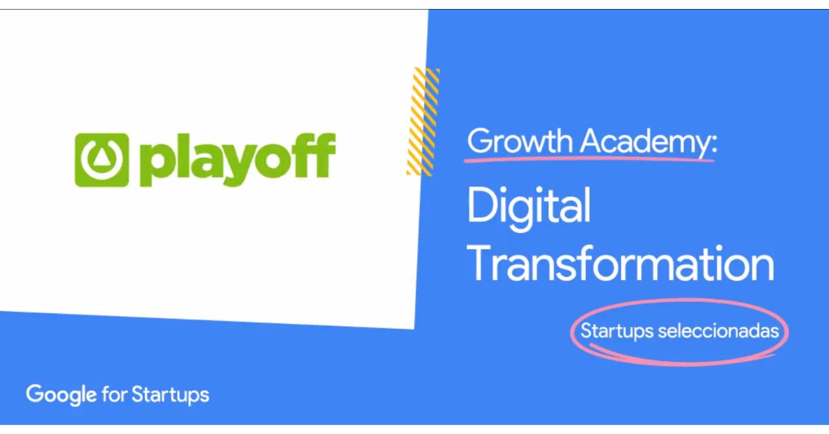 😁¡Traemos noticias estupendas! Esta semana comenzamos la #GrowthAcademy junto a otras magníficas startups. ¡Agradecemos de todo corazón la oportunidad que nos ha brindado @GoogleStartupES !

¡Esto no ha hecho más que empezar! 💪