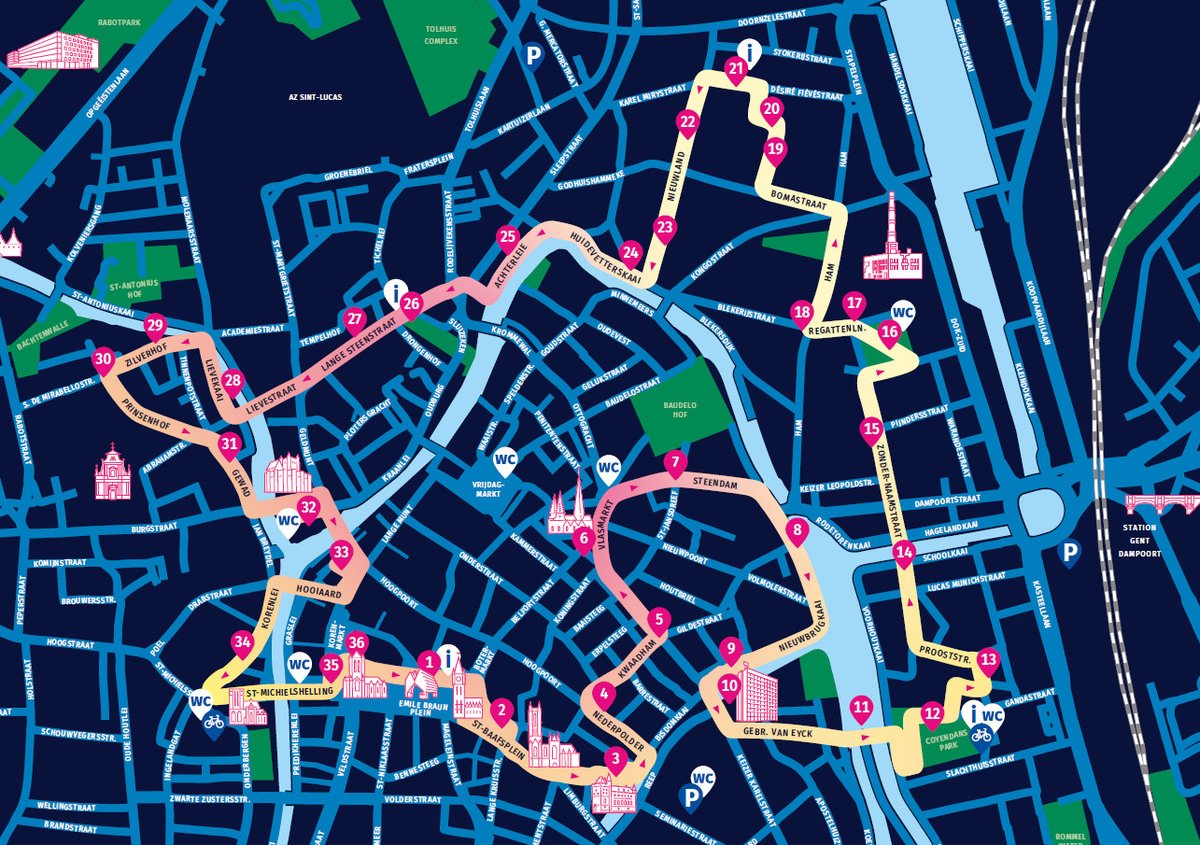 #lichtfestival #Gent
10-14 november

Tijdens het festival actuele beschikbaarheid van parkeerplaatsen 🚴‍♀️ en 🚗 op
verkeer.gent

Alle informatie omtrent bereikbaarheid:
lichtfestival.stad.gent/nl/praktisch
