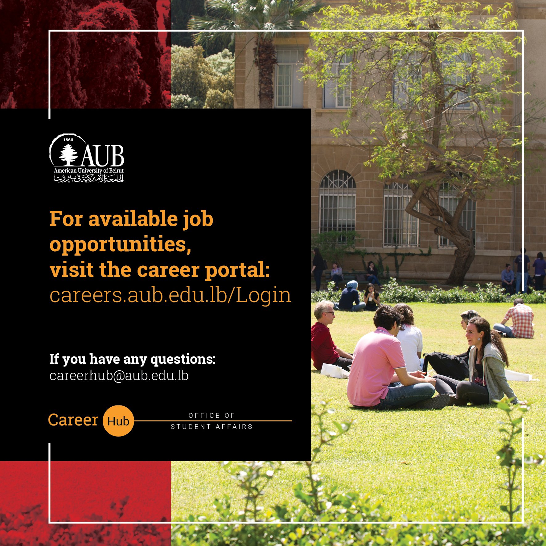 AUB Office of Student Affairs on Twitter: "https://t.co/7mRstHwF2e" /  Twitter