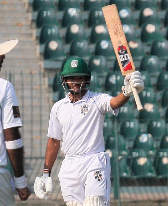 TheRealPCB_Live's tweet photo. Second first-class fifty for Abdul Wahid Bangalzai!

#KPvSP | #QeAT | #HarHaalMainCricket https://t.co/KlN9yRC8OZ