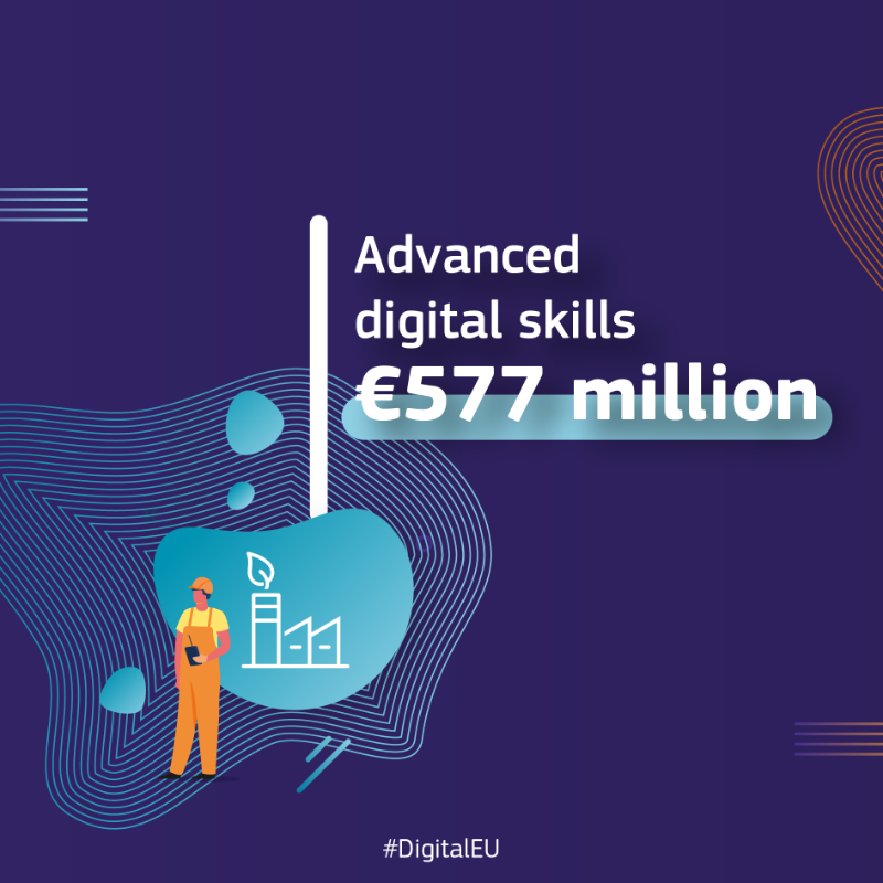 DigitalEU's tweet photo. #DigitalEuropeProgramme will shape the digital transformation of Europe’s society and economy by bringing digital technology to citizens, public administrations and business 🇪🇺

Want to know more?

✨ Come visit us at #WebSummit stand 301 ✨
