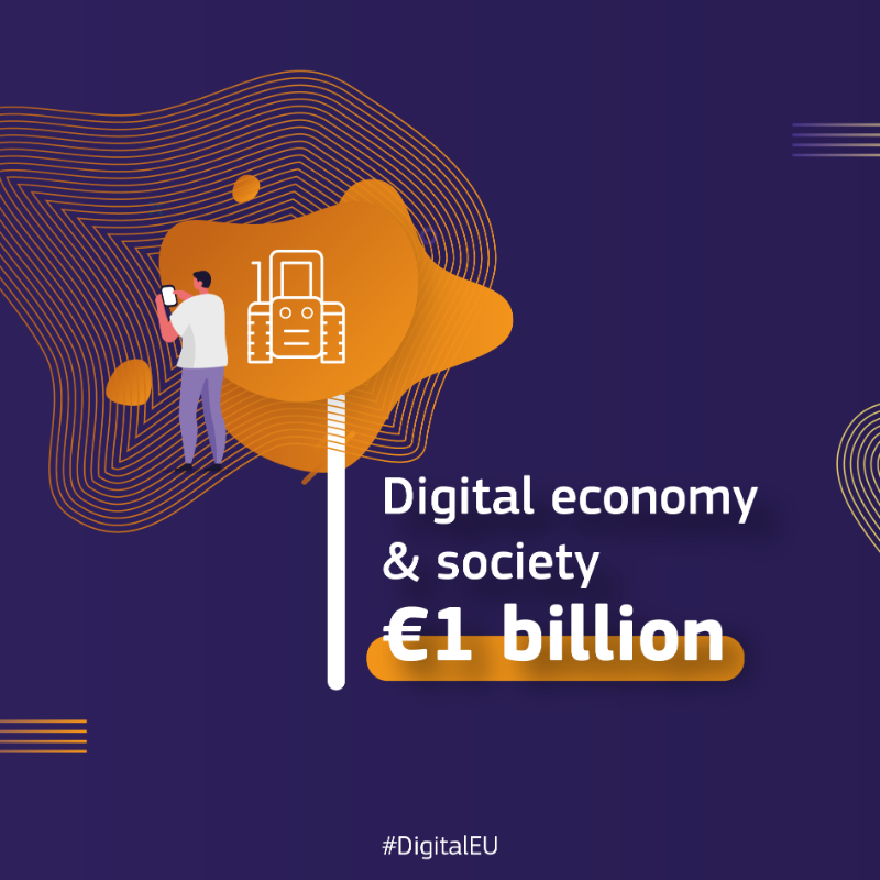 DigitalEU's tweet photo. #DigitalEuropeProgramme will shape the digital transformation of Europe’s society and economy by bringing digital technology to citizens, public administrations and business 🇪🇺

Want to know more?

✨ Come visit us at #WebSummit stand 301 ✨