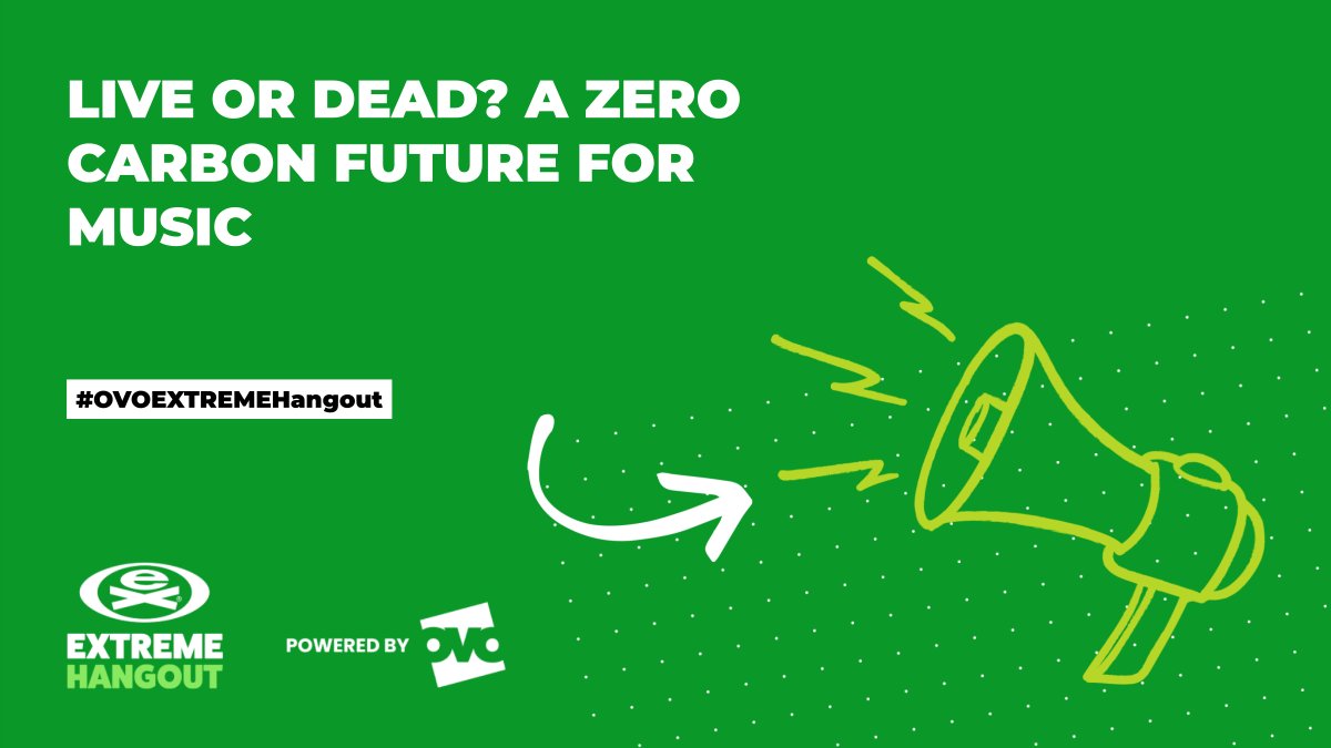 Looking forward to chatting about super low carbon live music at #OVOEXTREMEHangout on The Ferry on the Clyde at 12noon tomorrow #COP26 . @TyndallCentre
