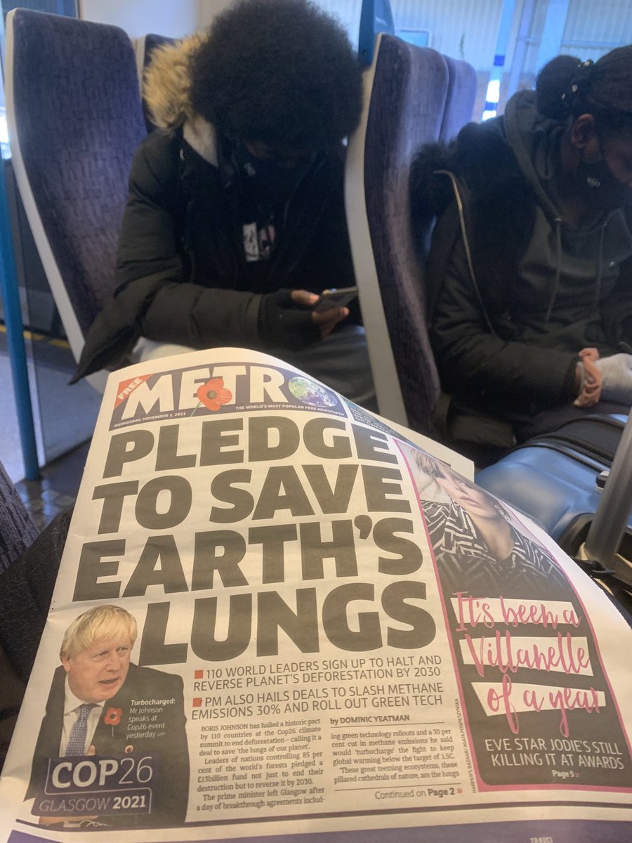 Oh the irony the headline in today’s metro isn’t lost on Ella’s siblings. Let’s hope <a href="/BorisJohnson/">Boris Johnson</a> really means it this time as we know only too well what happens when leaders don’t take children’s lungs seriously don’t we?RIEP #EllaRoberta #AirPollution #COP26 <a href="/DrMariaNeira/">Dr Maria Neira</a> <a href="/WHO/">World Health Organization (WHO)</a>