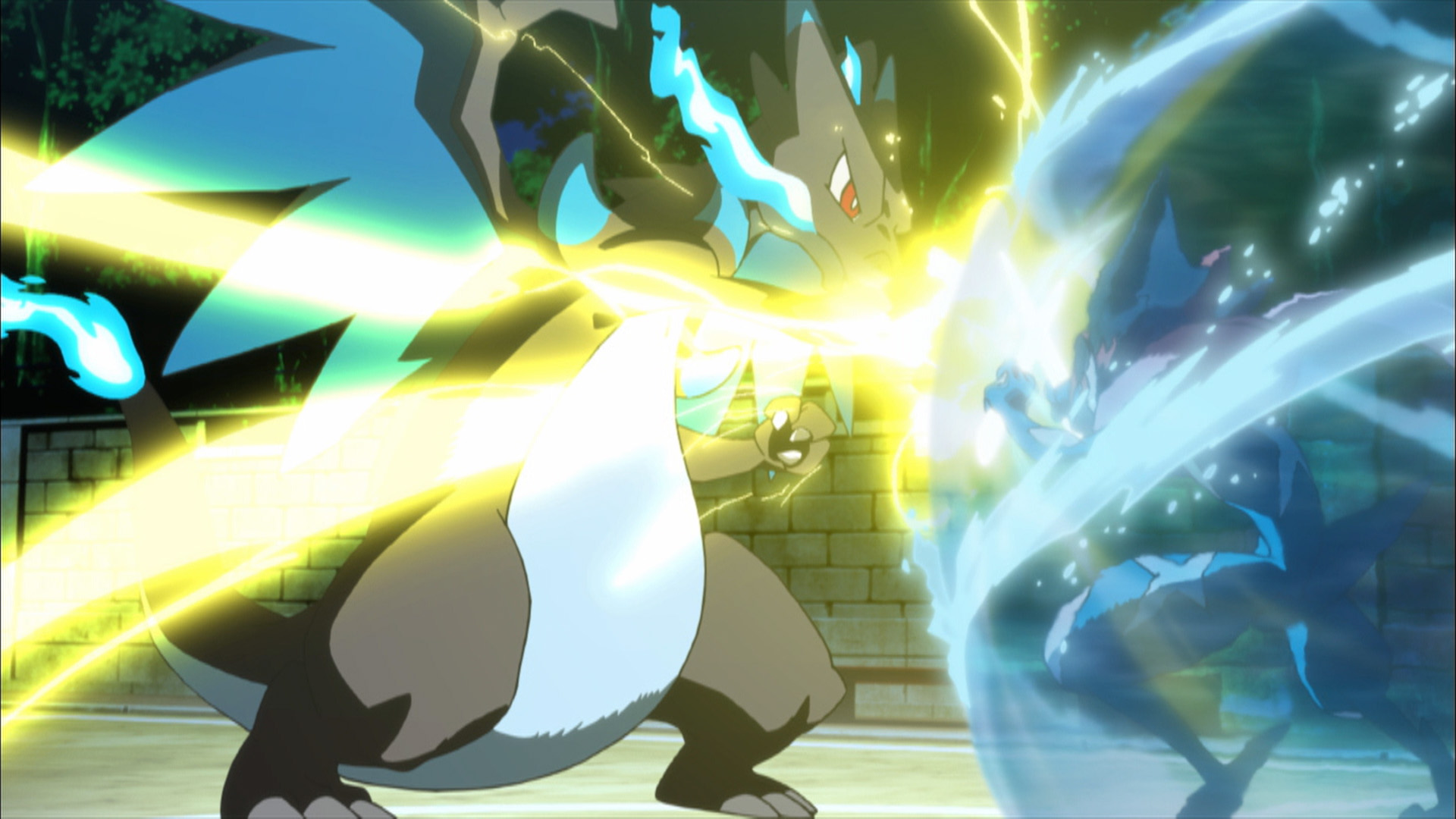 アニメ ポケットモンスター 公式 アニポケ メガシンカ プレイバック その2 アニメ ポケットモンスター Xy Z 第13話 最強メガバトル ゲッコウガvsメガリザードン ショータとのバトルを見て サトシの ゲッコウガ に興味を持ったアラン