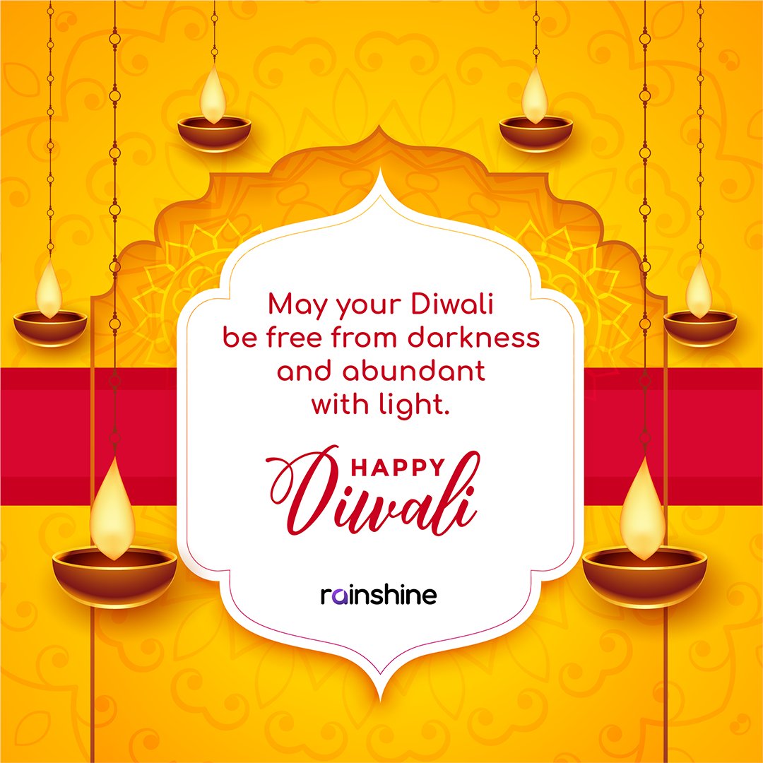 RainshineGlobal's tweet photo. May your Diwali be free from darkness and abundant with light. 
Happy Diwali and a prosperous New Year! 
- Team Rainshine. 

#Rainshineentertainment #Rainshineglobal #diwali #celebrate #Rainshinediwali #diwali2021 #happydiwali2021 https://t.co/3vOGjvldDe