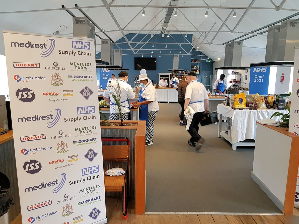Hobart_UK's tweet photo. Looking forward to an exciting semi-final in Warminster today, as the NHS Chef of The Year competition continues! Good luck to all of todays competitors!π§βπ³
#NHSCOTY https://t.co/p6VvB5W3ZP