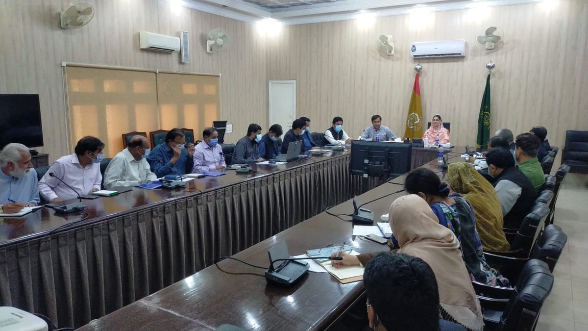 SarahAslamOffl's tweet photo. School Olympics 2021 : meeting to review arrangements held today. Secretary Education South Punjab briefed. https://t.co/IPs6jtbF9x